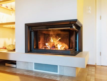 Incorporating a Fireplace into a Commercial Space