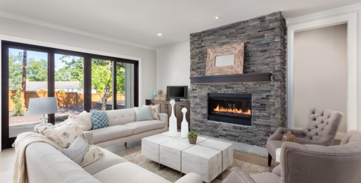 Using a Fireplace as a Home Statement Piece